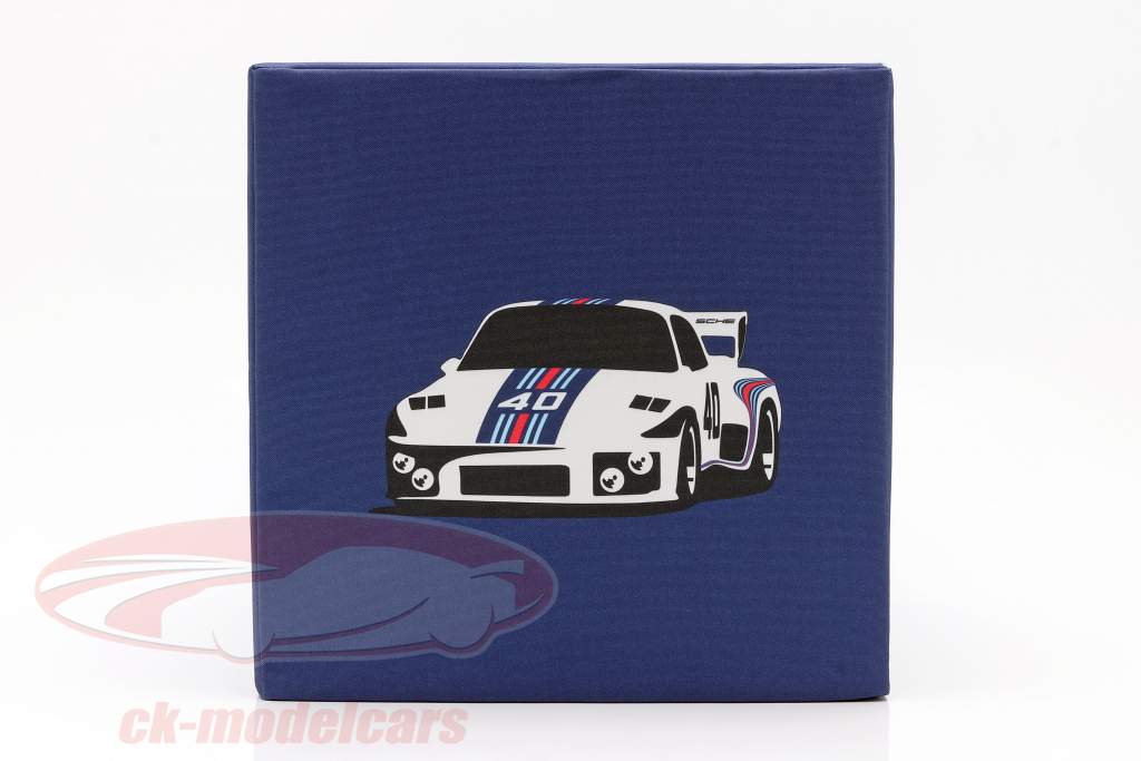 Cube de siège Porsche Martini Racing bleu