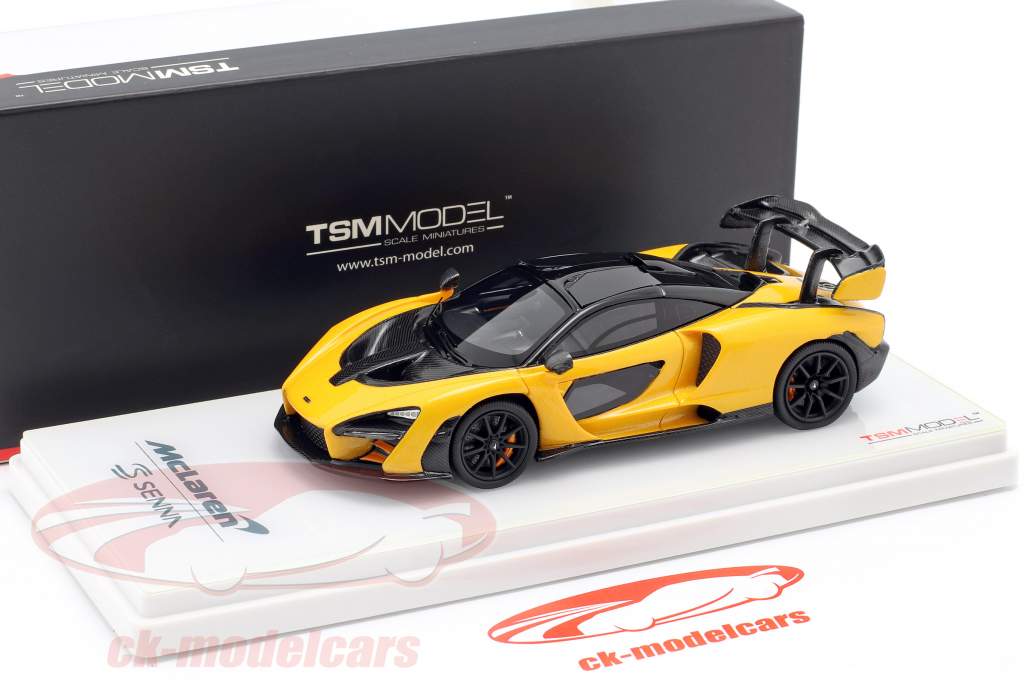 McLaren Senna Byggeår 2018 vulkan gul / sort 1:43 TrueScale