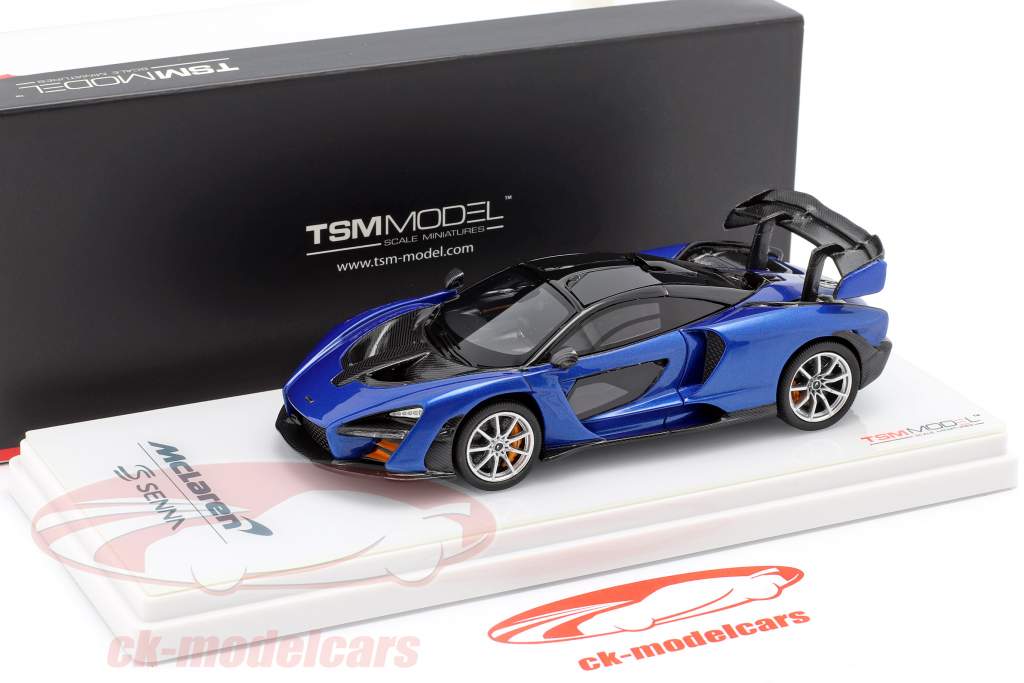 McLaren Senna 建设年份 2018 antares 蓝色 / 黑色 1:43 TrueScale