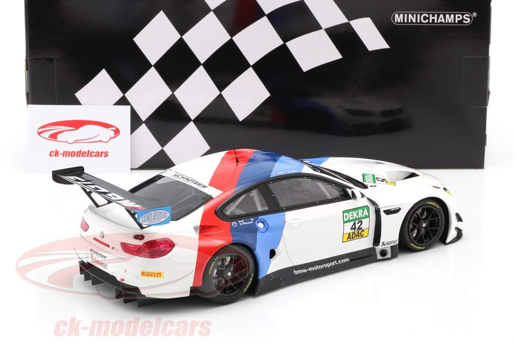 BMW M6 GT3 #42 Ganador GT Masters Oschersleben 2017 Collard , Eng 1:18 Minichamps