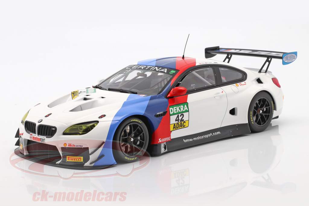 BMW M6 GT3 #42 Ganador GT Masters Oschersleben 2017 Collard , Eng 1:18 Minichamps