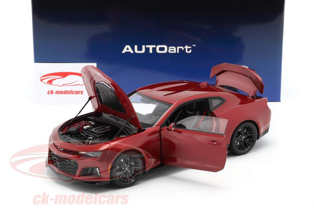 Chevrolet Camaro ZL1 year 2017 red 1:18 AUTOart