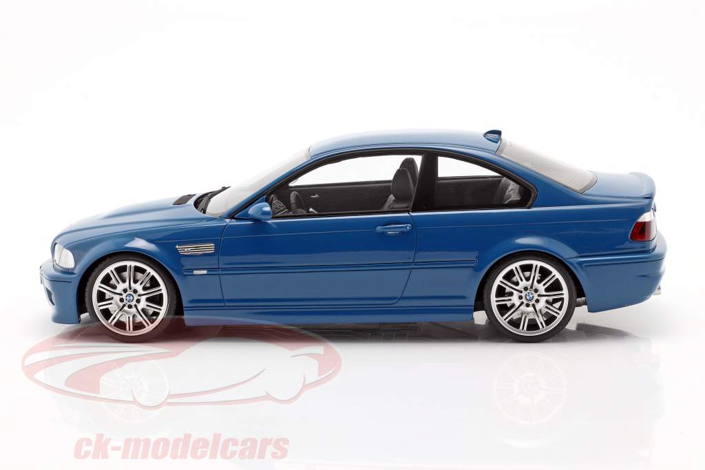 BMW M3 (E46) Année de construction 2000 laguna seca bleu 1:18 OttOmobile