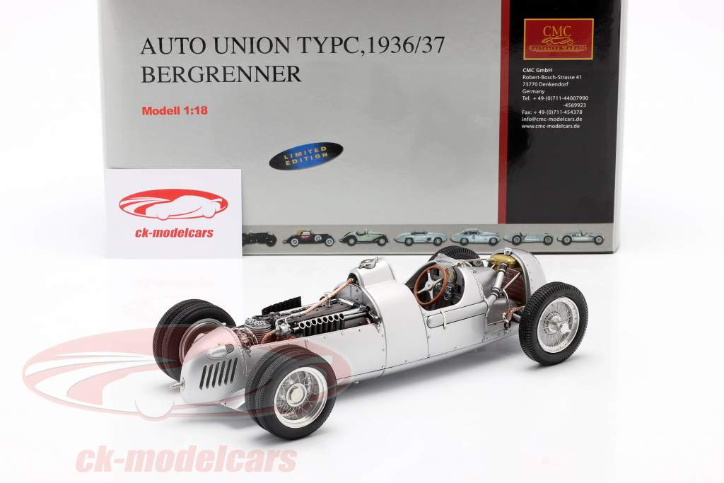 Auto Union F1 Type C 1936 ヒルクライマー Bernd Rosemeyer 1:18 CMC