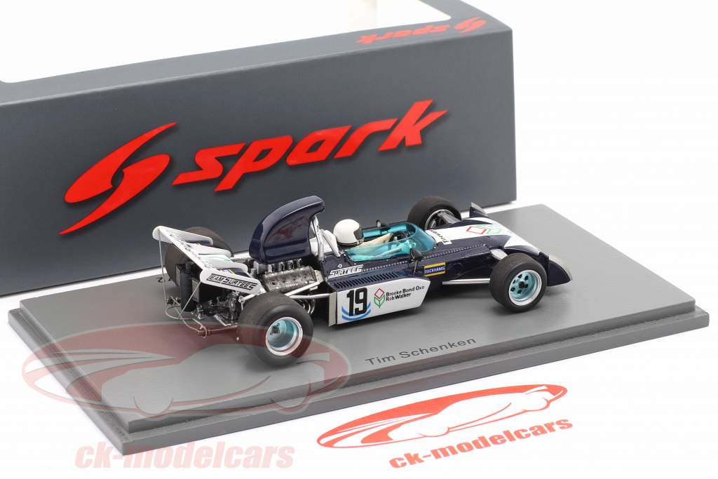 Tim Schenken Surtees TS9B #19 Argentina GP formula 1 1972 1:43 Spark