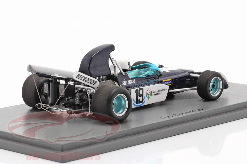 Tim Schenken Surtees TS9B #19 Argentina GP formula 1 1972 1:43 Spark