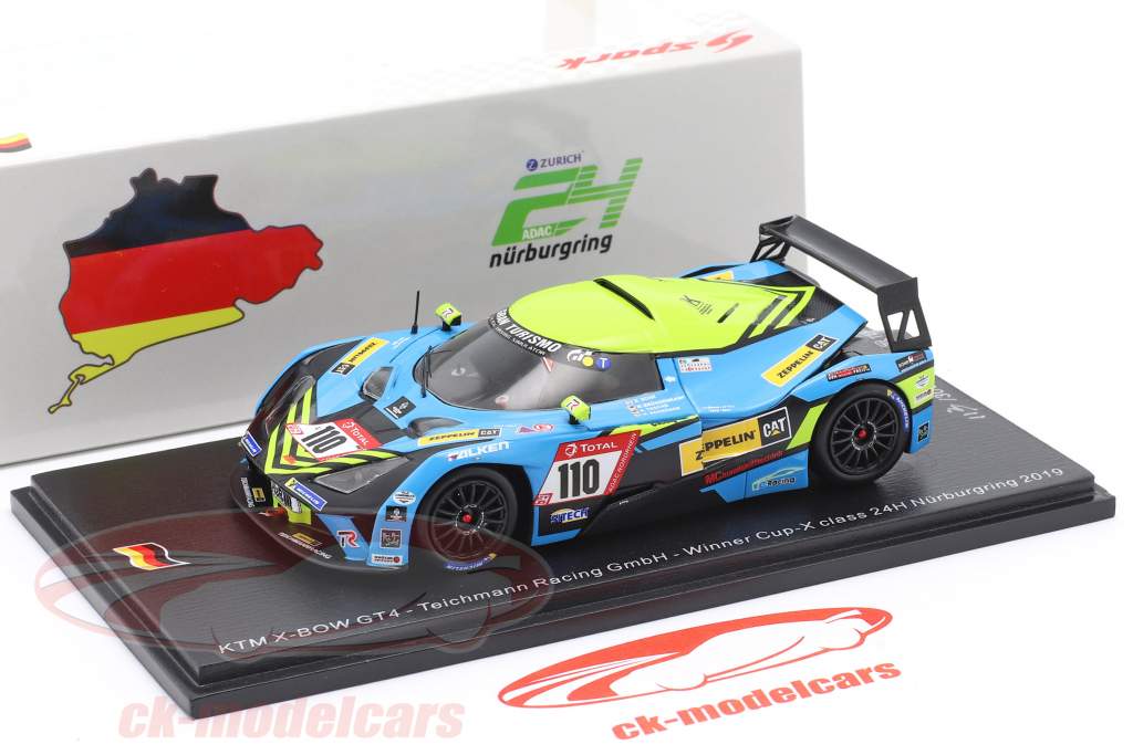 KTM X-Bow GT4 #110 Gagnant Cup-X Class 24h Nürburgring 2019 1:43 Spark
