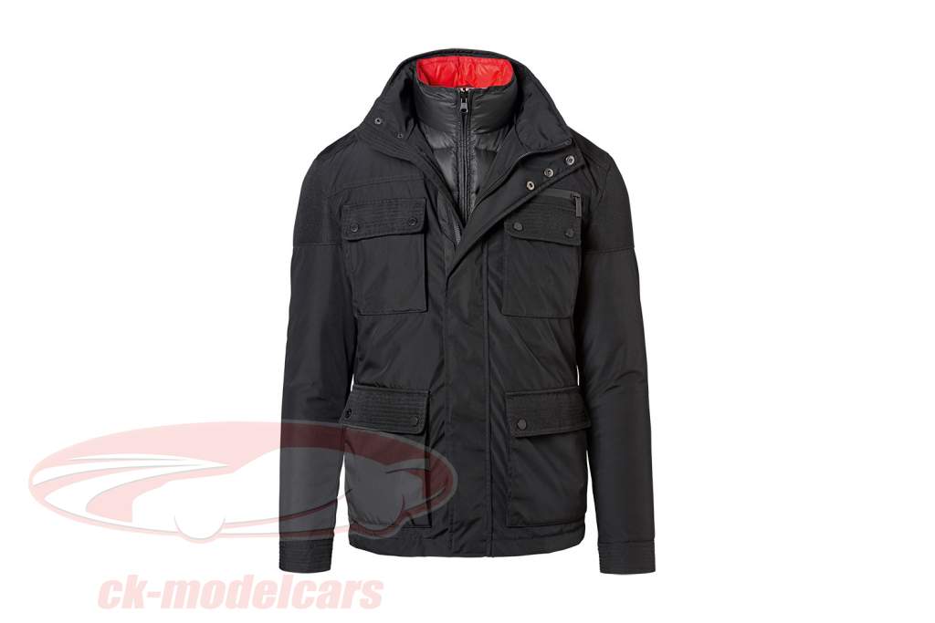 Porsche 2 nel 1 Giacca multiuso nero / rosso