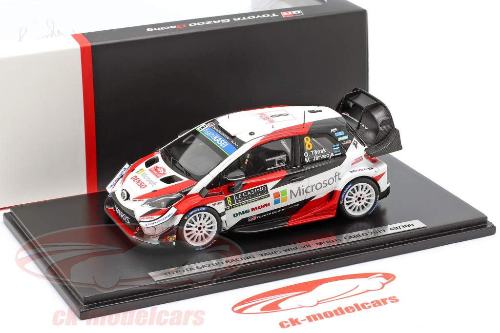 Toyota Yaris WRC #8 3e Rallye Monte Carlo 2019 Tänak, Järveoja 1:43 Spark
