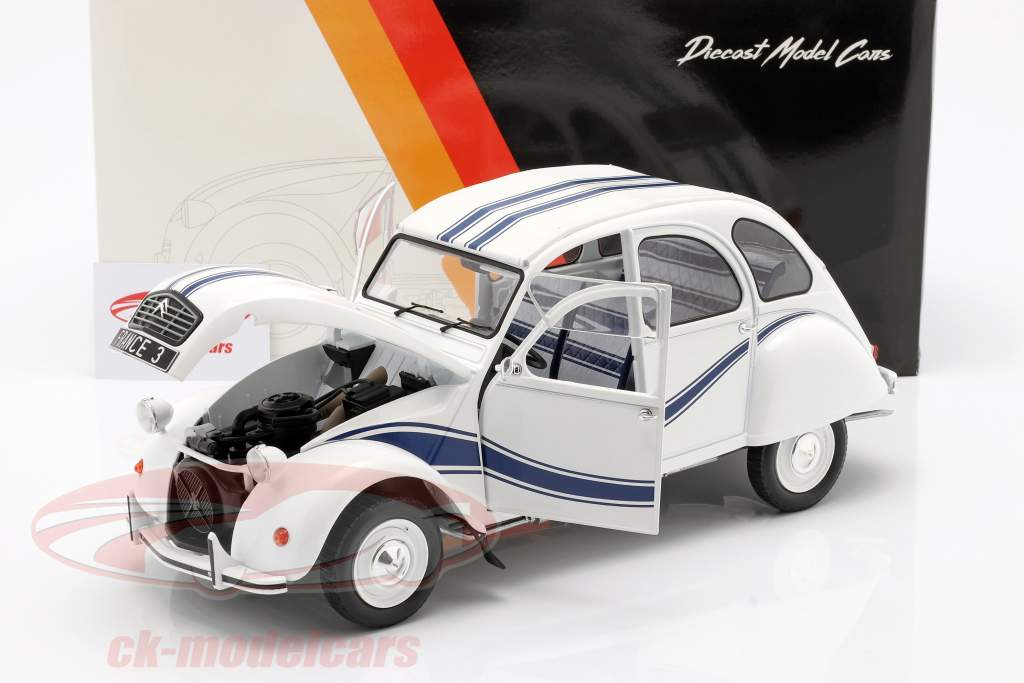 Z-Models 1:12 Citroen 2CV France 3 year 1983 white / blue