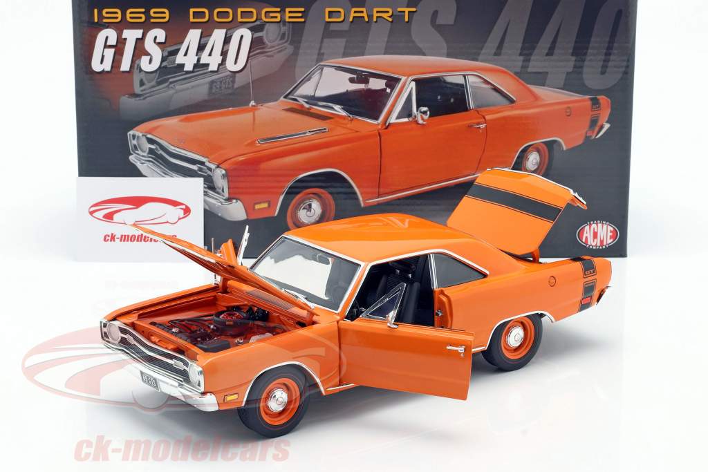 Dodge Dart GTS 440 Byggeår 1969 orange 1:18 GMP