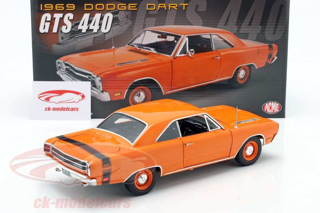 Dodge Dart GTS 440 Byggeår 1969 orange 1:18 GMP