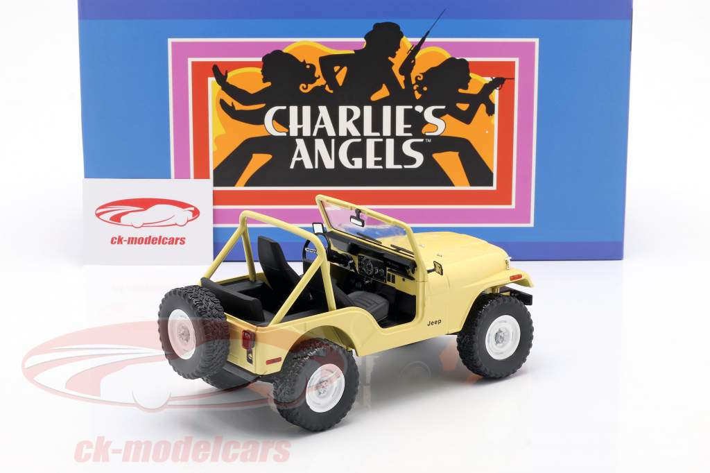 Jeep CJ-5 1980 Series de Televisión Charlie's Angels (1976-1981) amarillo 1:18 Greenlight