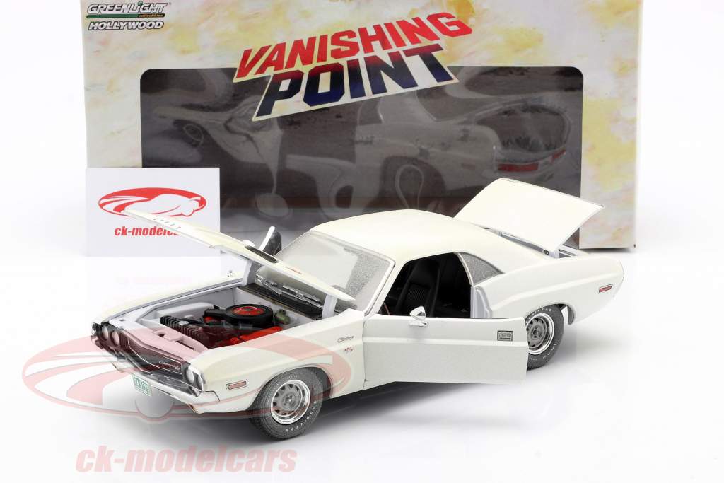 Dodge Challenger R/T Dirty Version 1970 Film Vanishing Point 1:18 Greenlight