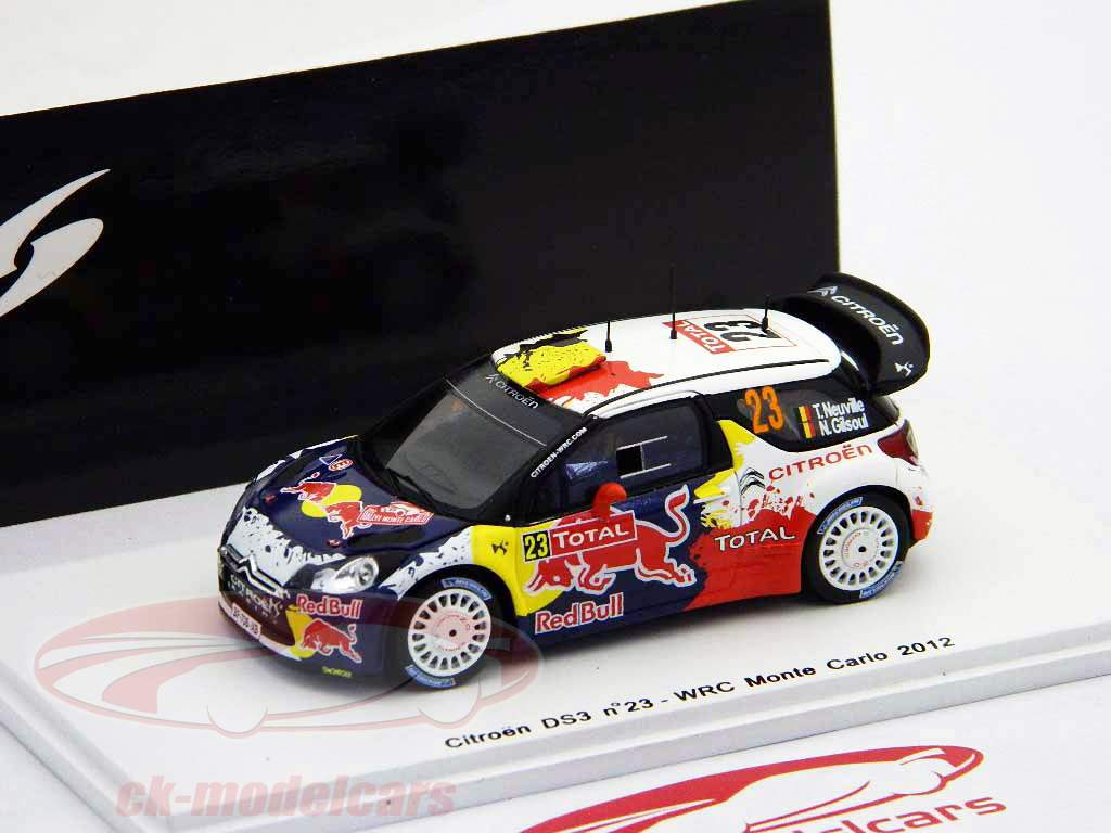 Citroen DS3 #23 WRC Rallye Monte Carlo 2012 T. Neuville, N. Gilsoul 1:43 Spark