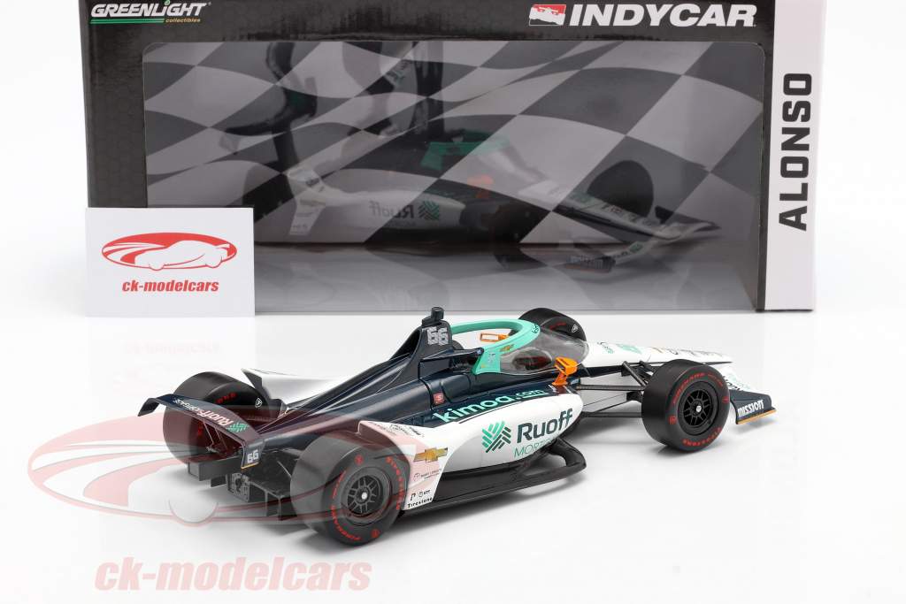 F. Alonso Chevrolet #66 Indycar Series 2020 Arrow McLaren SP 1:18 Greenlight