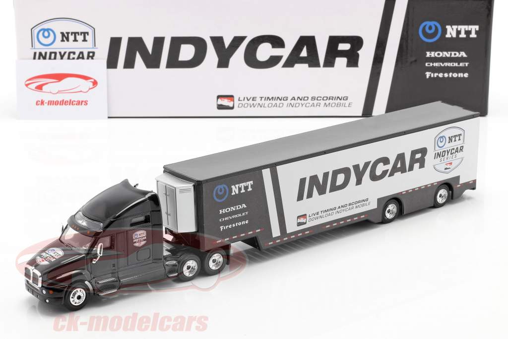 Kenworth T2000 hold Transportør Indycar Series 2020 sort / sølv 1:64 Greenlight