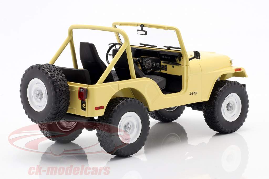 Jeep CJ-5 1980 Series de Televisión Charlie's Angels (1976-1981) amarillo 1:18 Greenlight
