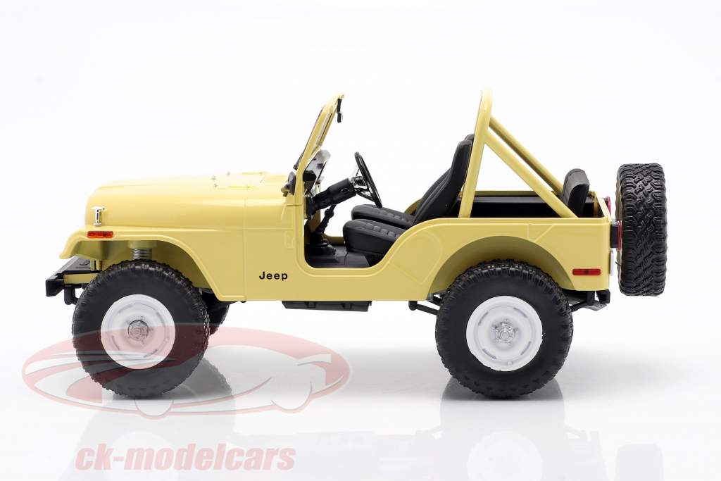 Jeep CJ-5 1980 Series de Televisión Charlie's Angels (1976-1981) amarillo 1:18 Greenlight