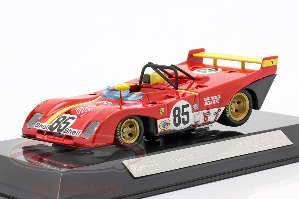 Ferrari 312P #85 Vincitore 6h Watkins Glen 1972 Ickx, Andretti 1:43 Bburago