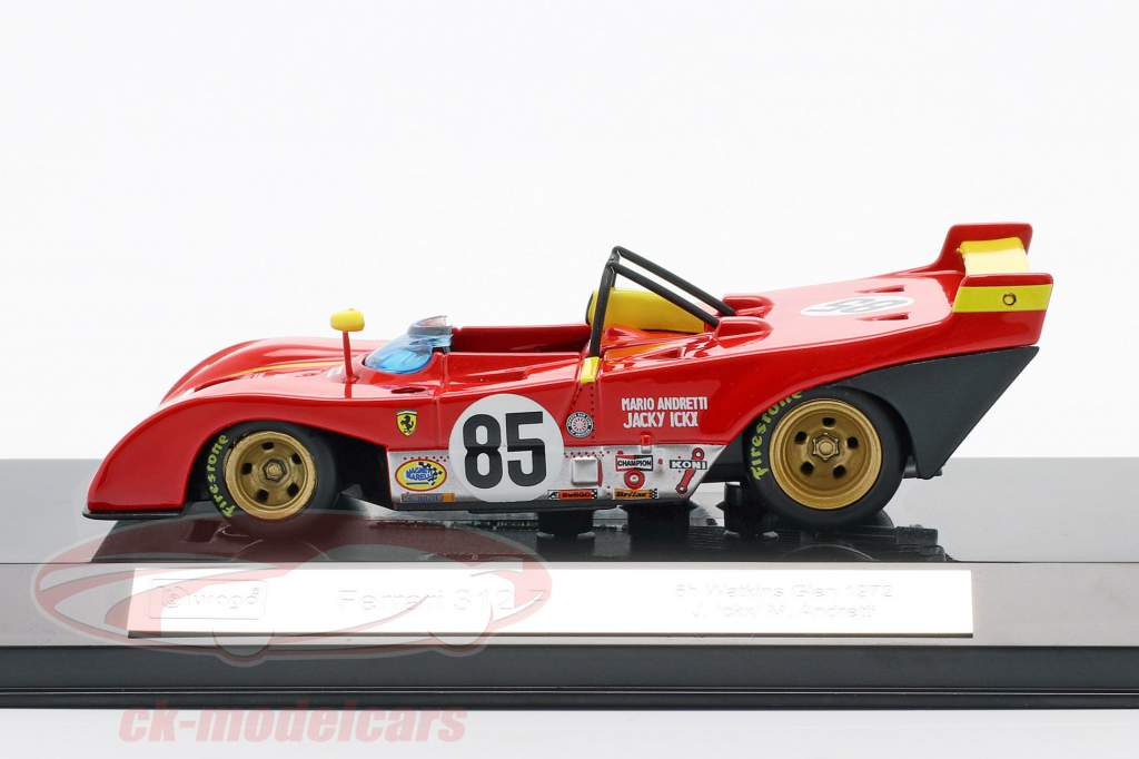 Ferrari 312P #85 Vincitore 6h Watkins Glen 1972 Ickx, Andretti 1:43 Bburago