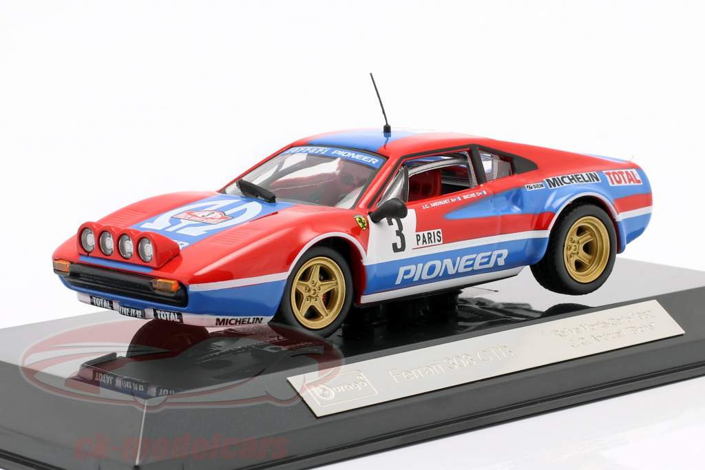 Ferrari 308 GTB #3 Rallye Monte Carlo 1982 Andruet, Biche 1:43 Bburago
