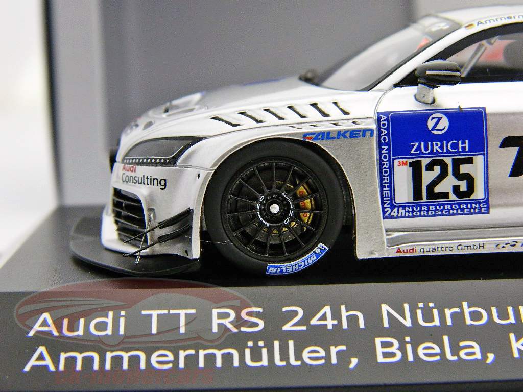 Audi TT RS #125 24h Nürburgring 2011 Raeder Motorsport 1:43 Spark