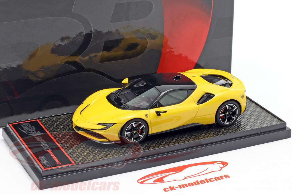 Ferrari SF90 Stradale Année de construction 2019 modena Jaune 1:43 BBR