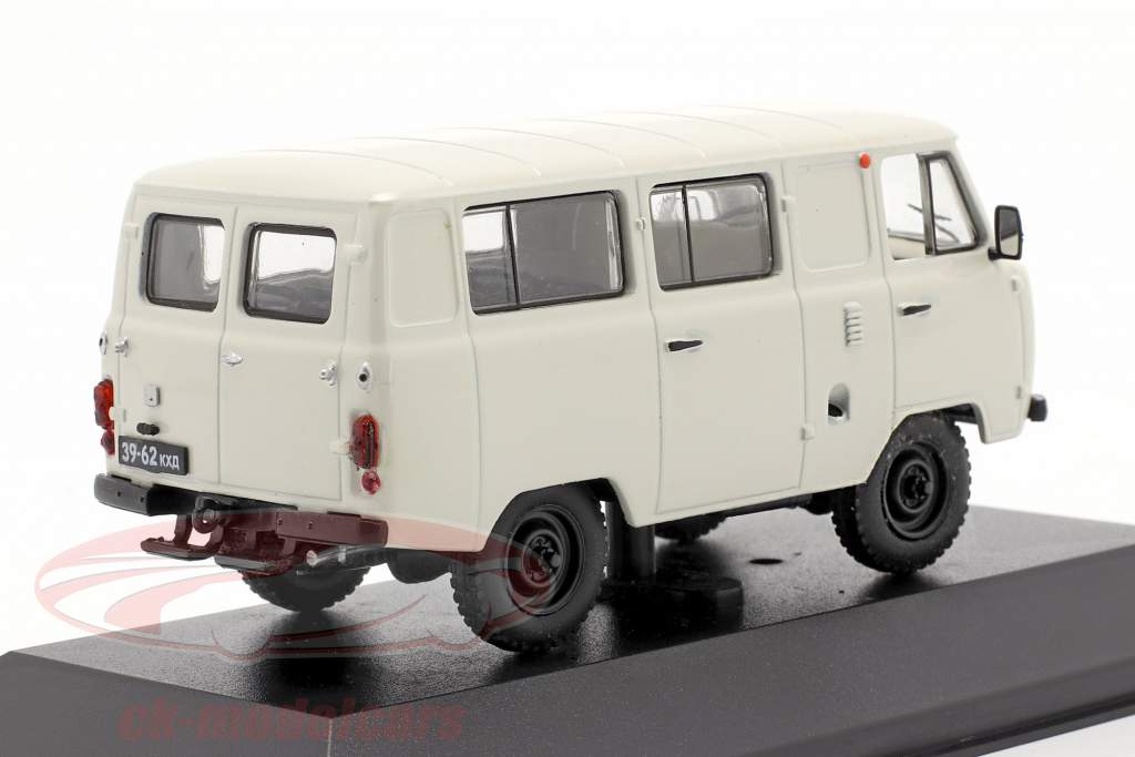 UAZ 452 minibus year 1980 white 1:43 IST-Models
