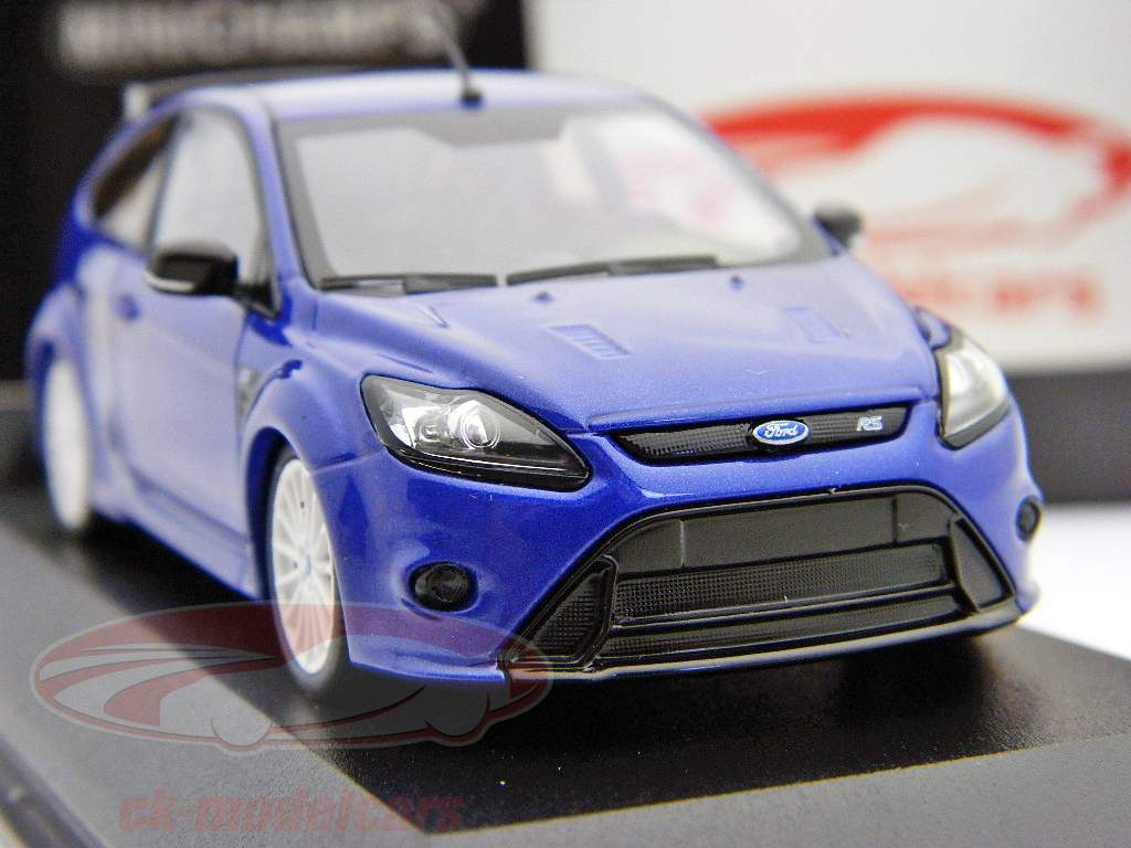 Ford Focus RS построен в 2009 году синий / голубой 1:43 Minichamps