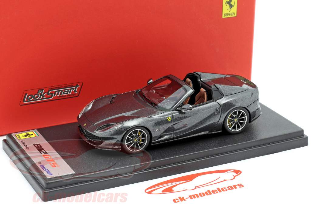 Ferrari 812 GTS Spider Ano de construção 2019 Silverstone cinzento 1:43 LookSmart