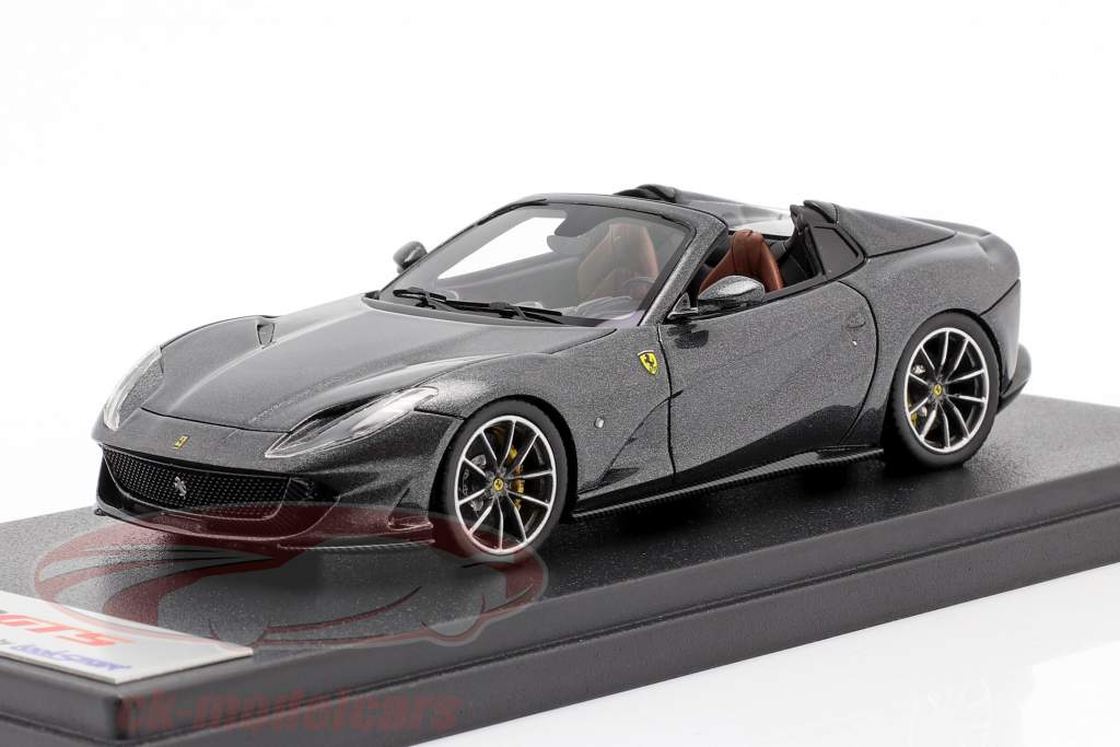 Ferrari 812 GTS Spider Ano de construção 2019 Silverstone cinzento 1:43 LookSmart