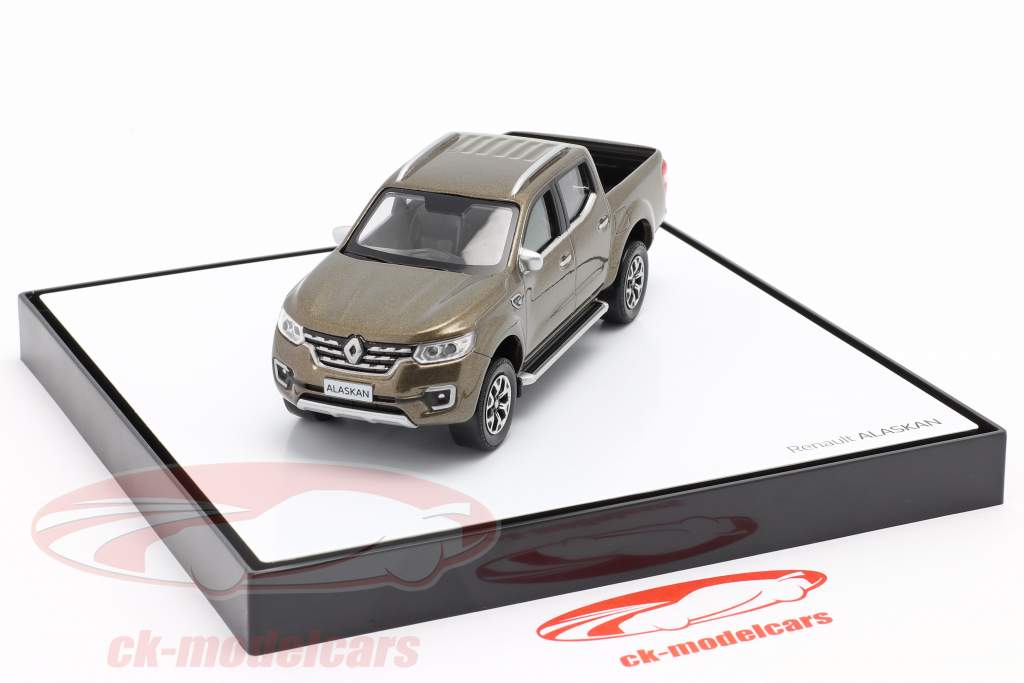 Renault Alaskan Année de construction 2017 marron métallique 1:43 Norev