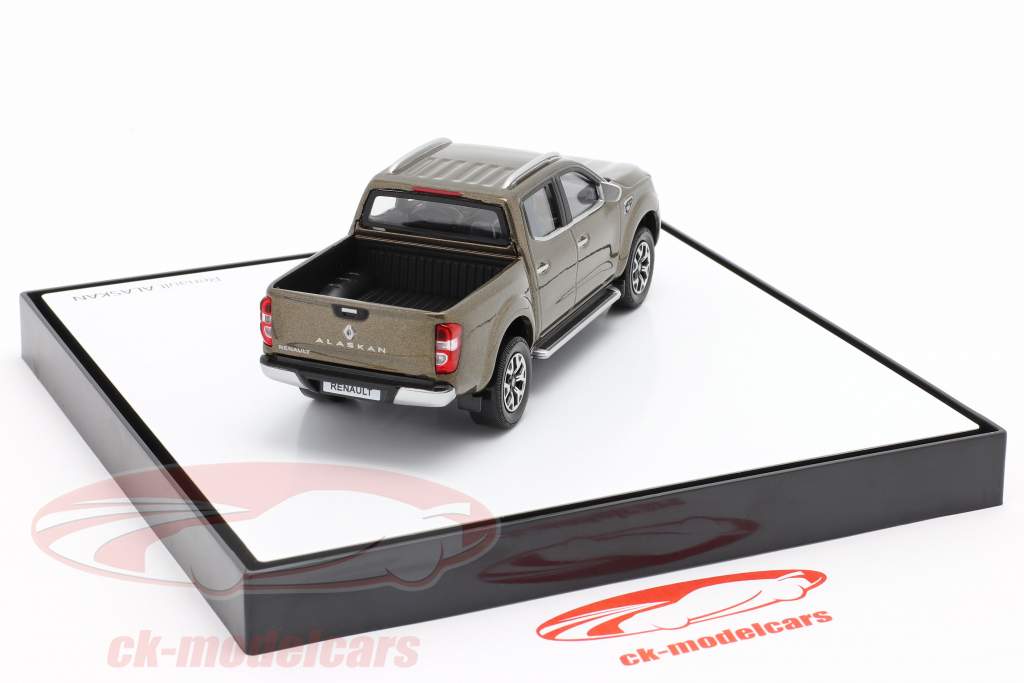 Renault Alaskan Année de construction 2017 marron métallique 1:43 Norev
