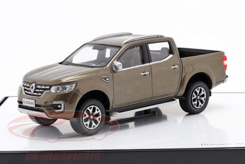 Renault Alaskan Année de construction 2017 marron métallique 1:43 Norev