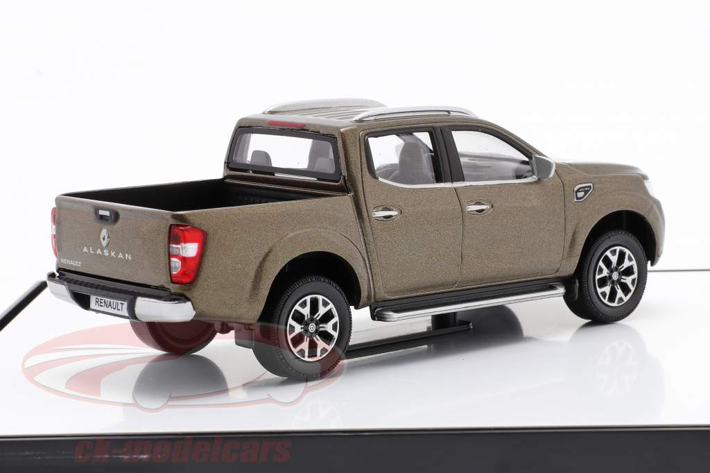 Renault Alaskan Année de construction 2017 marron métallique 1:43 Norev