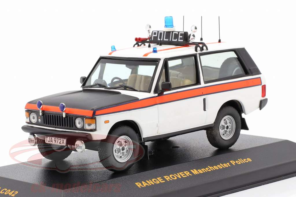 Range Rover Manchester Polizei weiß / orange 1:43 Ixo