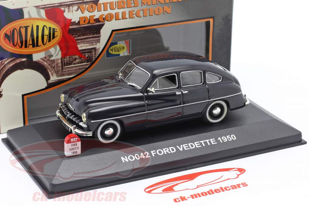 Ford Vedette Год постройки 1950 черный 1:43 Nostalgie