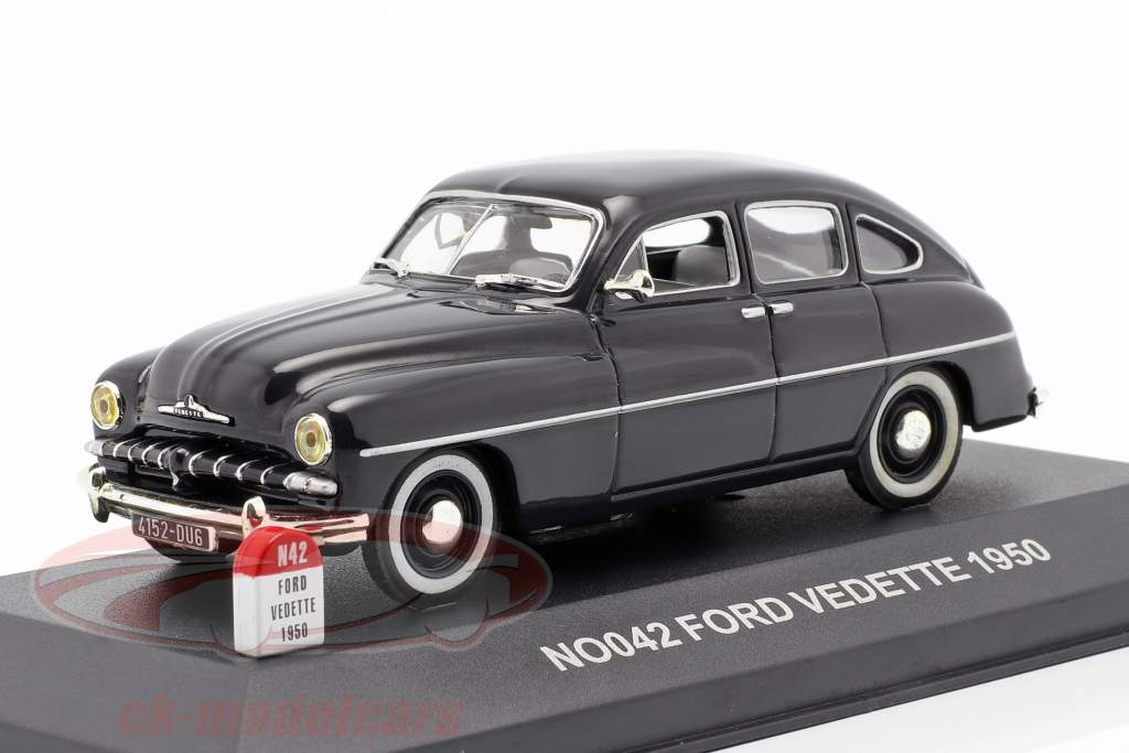 Ford Vedette Année de construction 1950 noir 1:43 Nostalgie