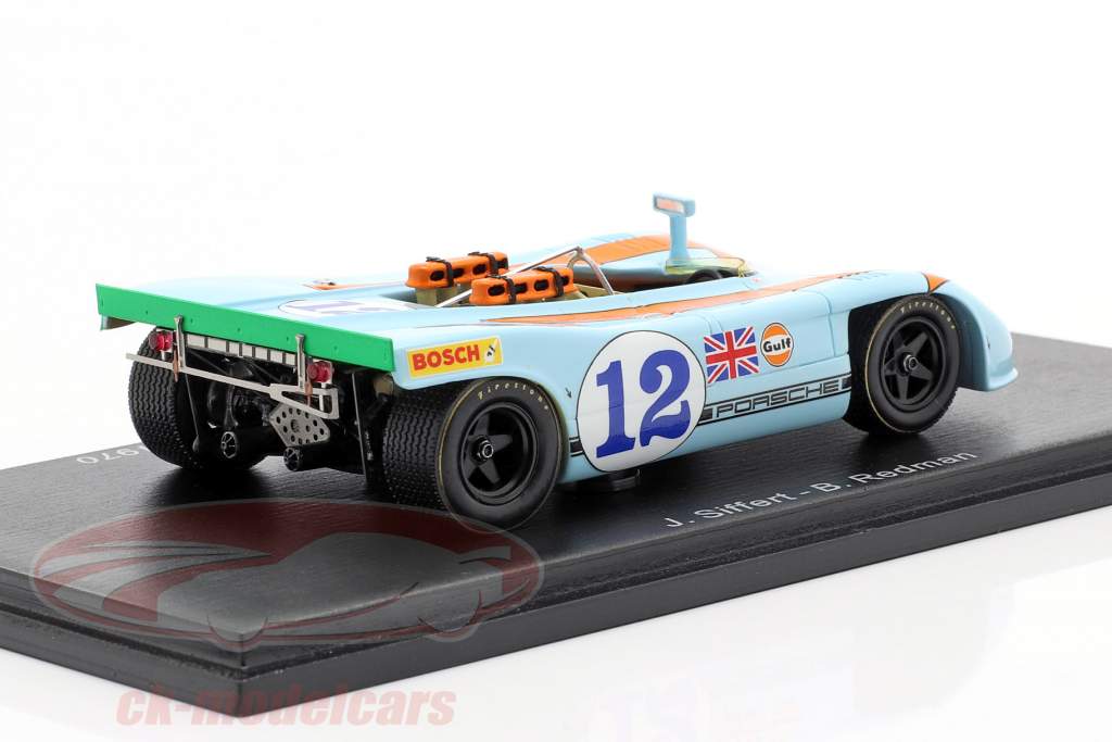 Porsche 908/03 #12 vinder Targa Florio 1970 Siffert, Redman 1:43 Spark