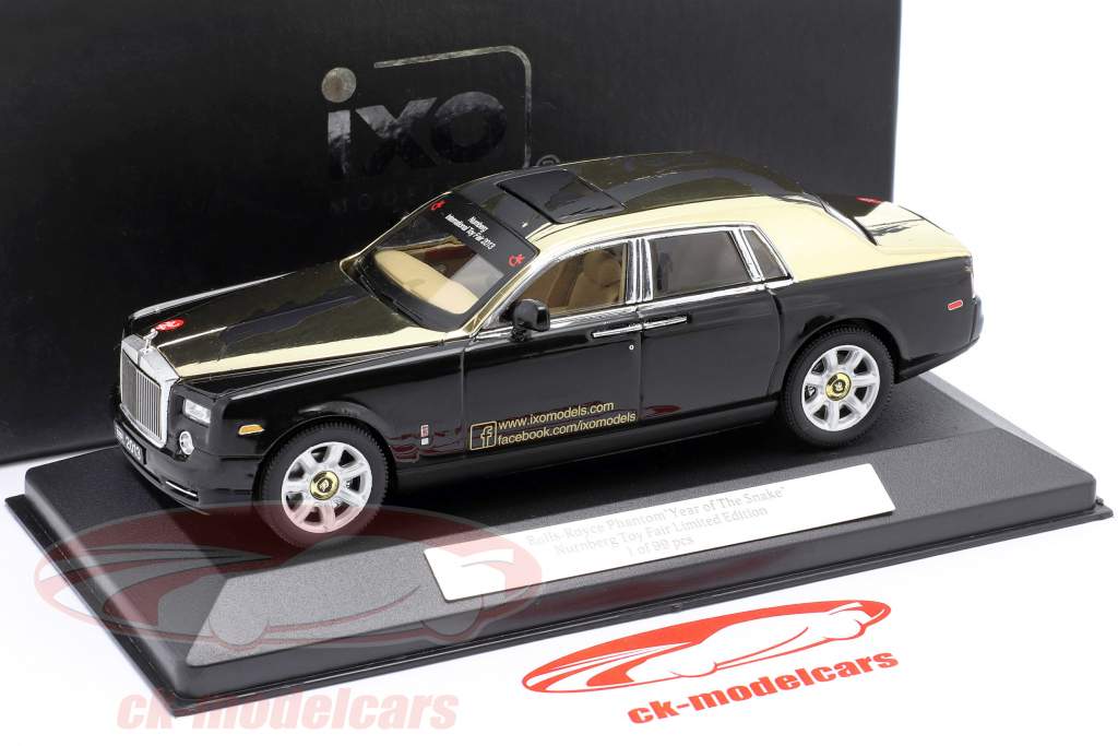 Rolls-Royce Phantom Year of The Snake - Nürnberg ToyFair 2013 Preto 1:43 Ixo
