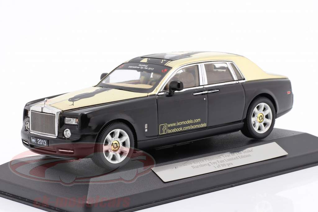 Rolls-Royce Phantom Year of The Snake - Nürnberg ToyFair 2013 Preto 1:43 Ixo