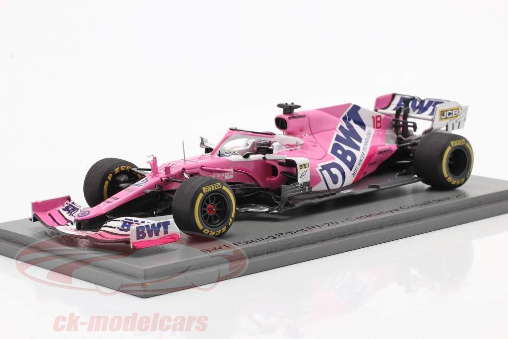 Lance Stroll Racing Point RP20 #18 Test Barcelona formel 1 2020 1:43 Spark