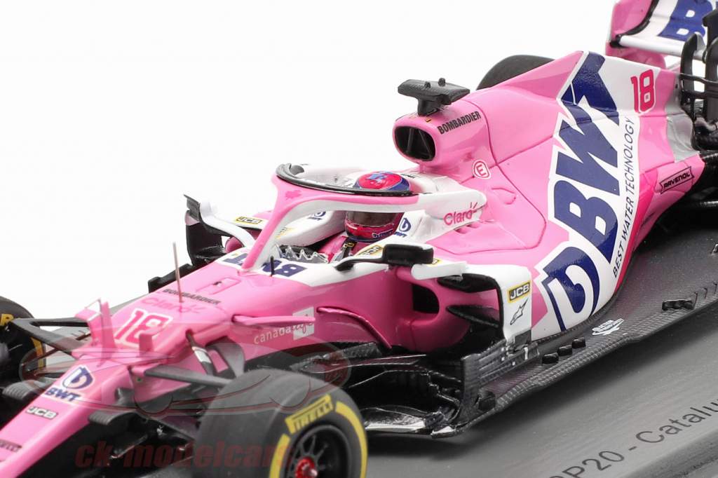 Lance Stroll Racing Point RP20 #18 Test Barcelona formel 1 2020 1:43 Spark