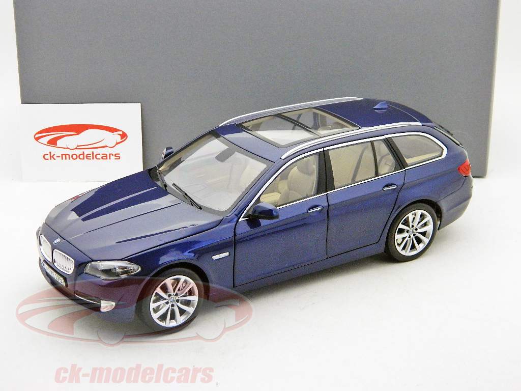 BMW 550i F11 Touring  2010  deep see blue 1:18 Norev