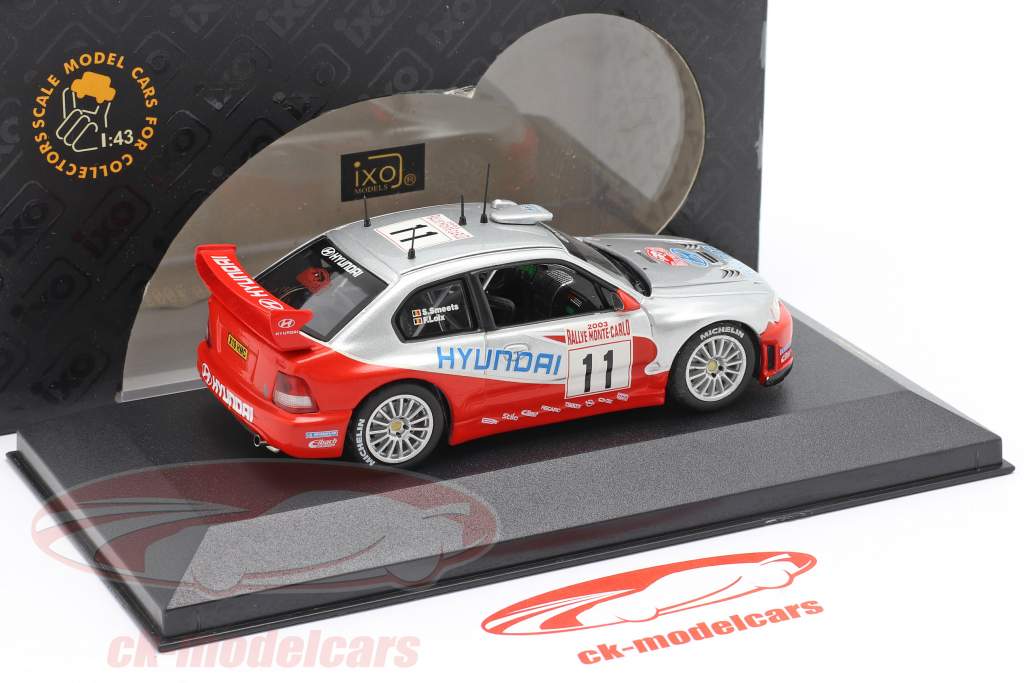 Hyundai Accent WRC #11 se rallier Monte Carlo 2003 Loix, Smeets 1:43 Ixo