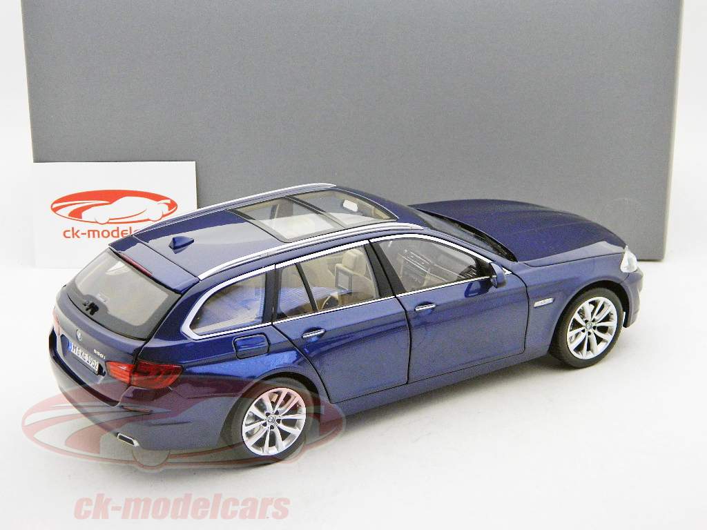 BMW 550i F11 Touring  2010  deep see blue 1:18 Norev