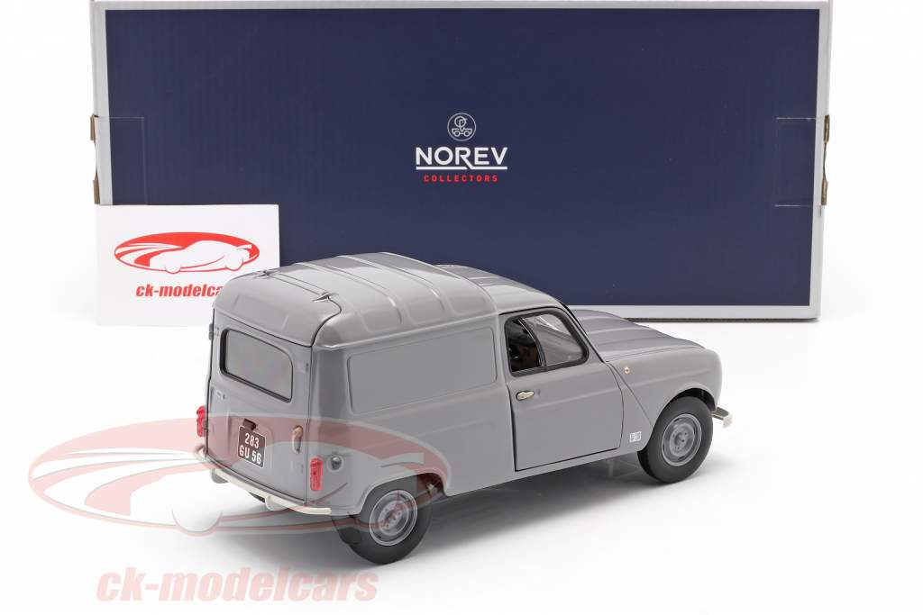 Renault 4 Fourgonnette Ano de construção 1965 cinzento 1:18 Norev