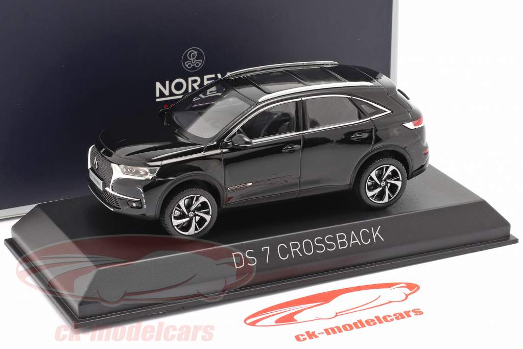 DS 7 Crossback 建設年 2017 黒 1:43 Norev