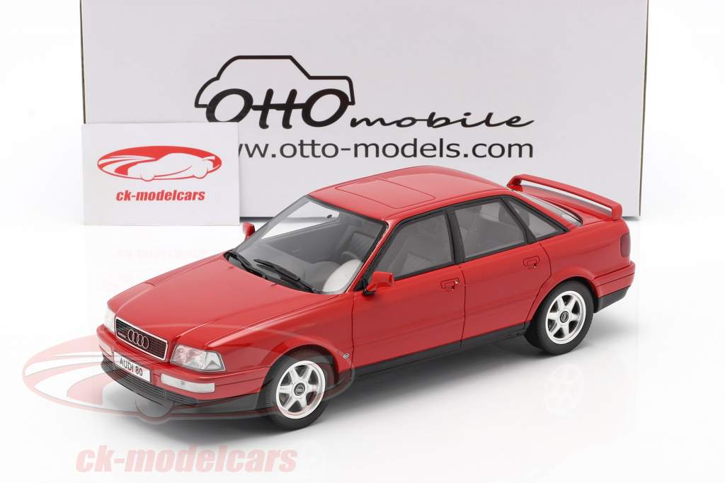 Audi 80 Quattro Competition anno 1994 laser rosso 1:18 OttOmobile